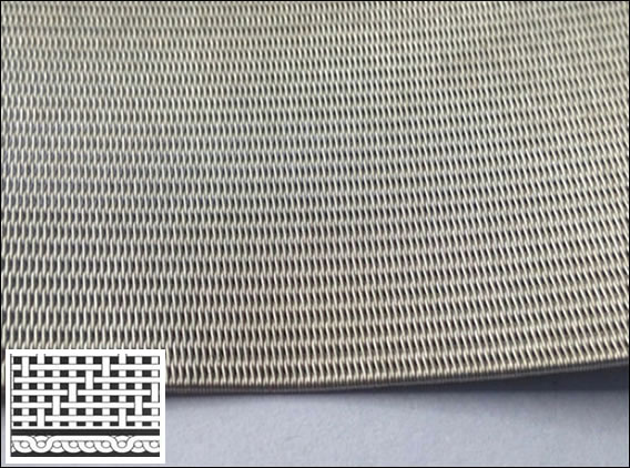 110 X 60 mesh wire cloth filter belts in filtration of petroleum chemical industries.